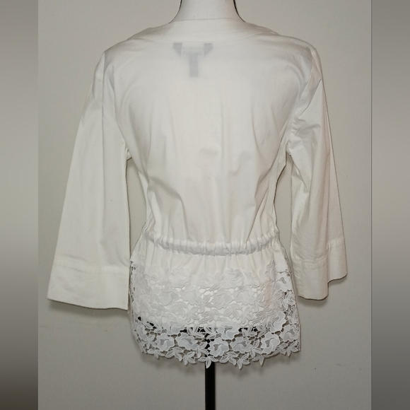 NWT Ellen Tracy Stretch Blouse (M) - Picture 3 of 8